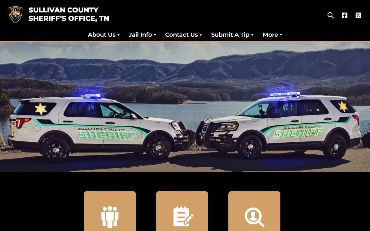 Kingsport White Pages sheriff records