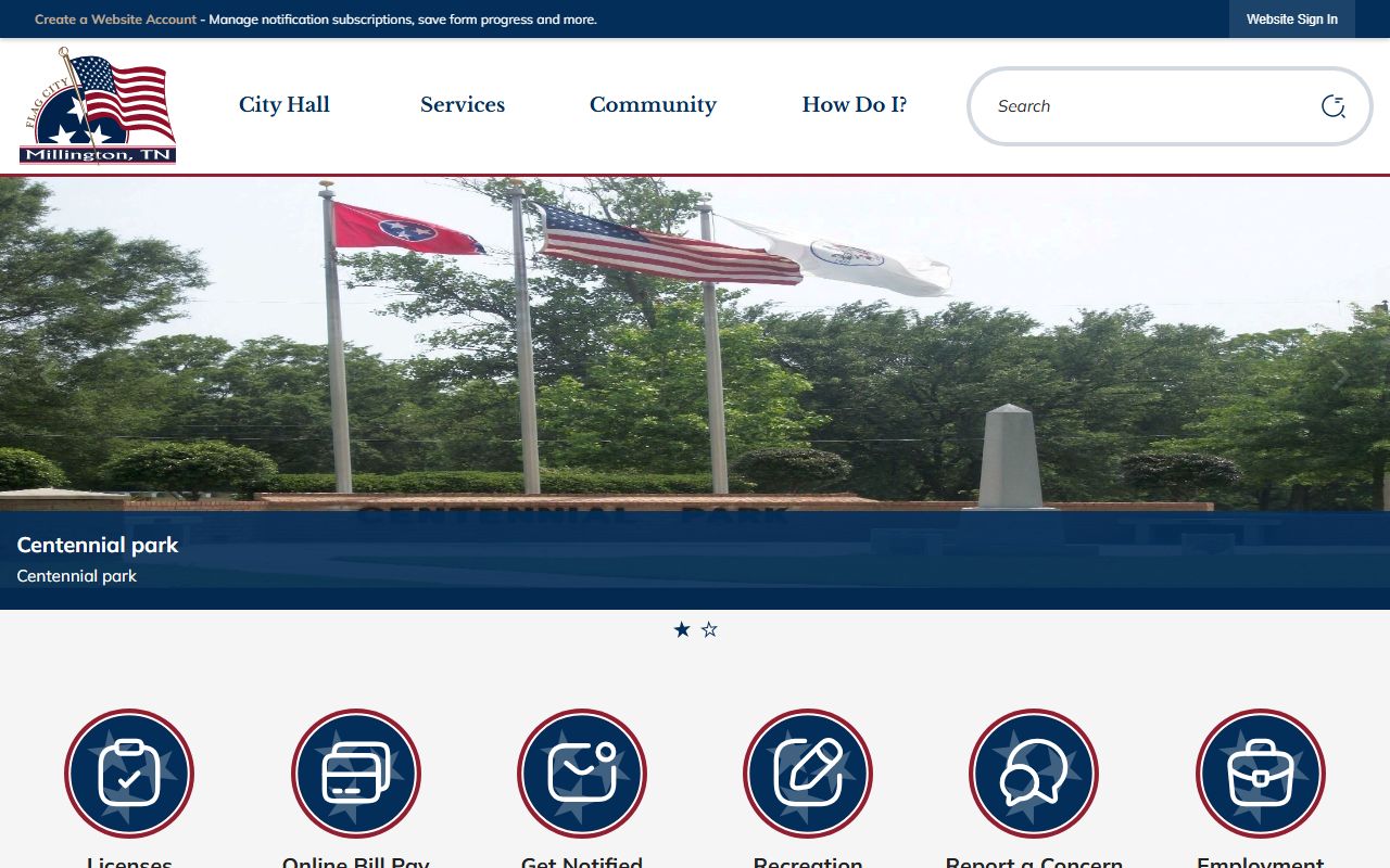 Millington White Pages city records