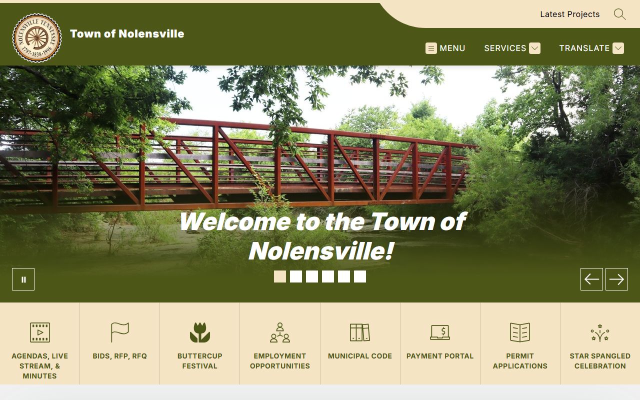 Nolensville White Pages town records