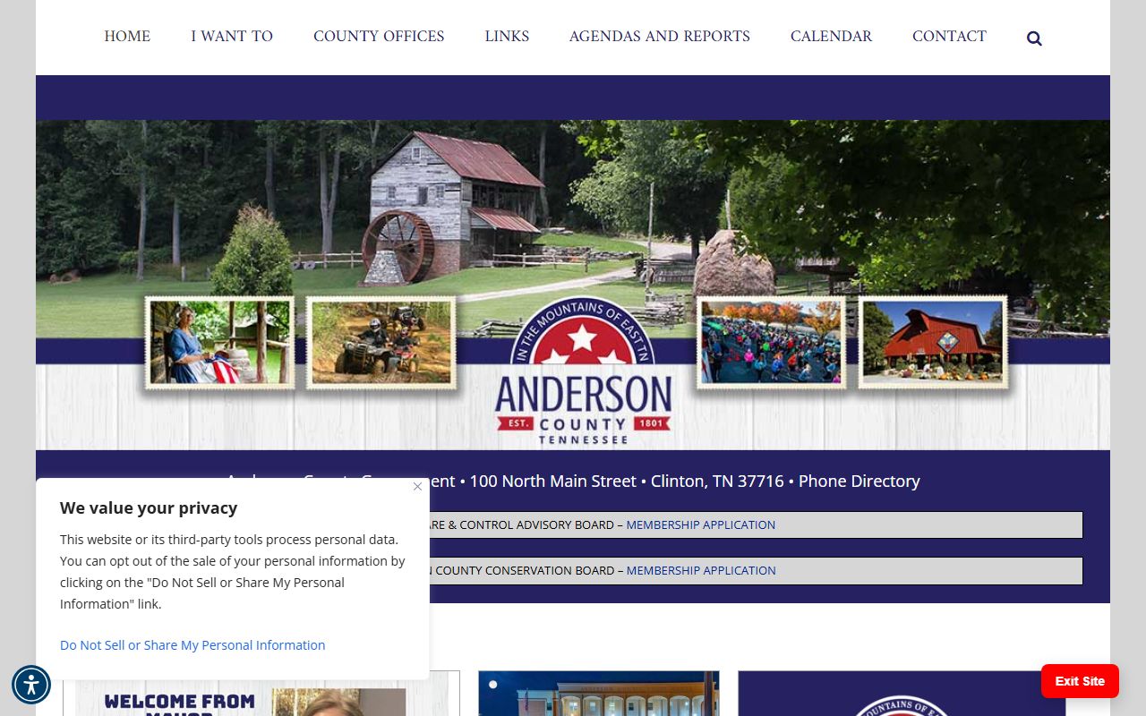 Oak Ridge White Pages Anderson County records