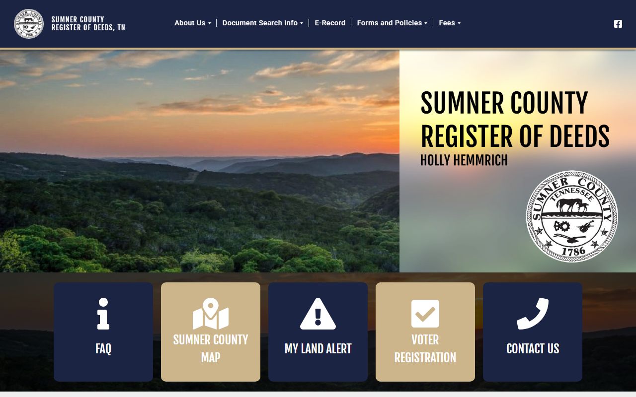 Hendersonville White Pages register of deeds records
