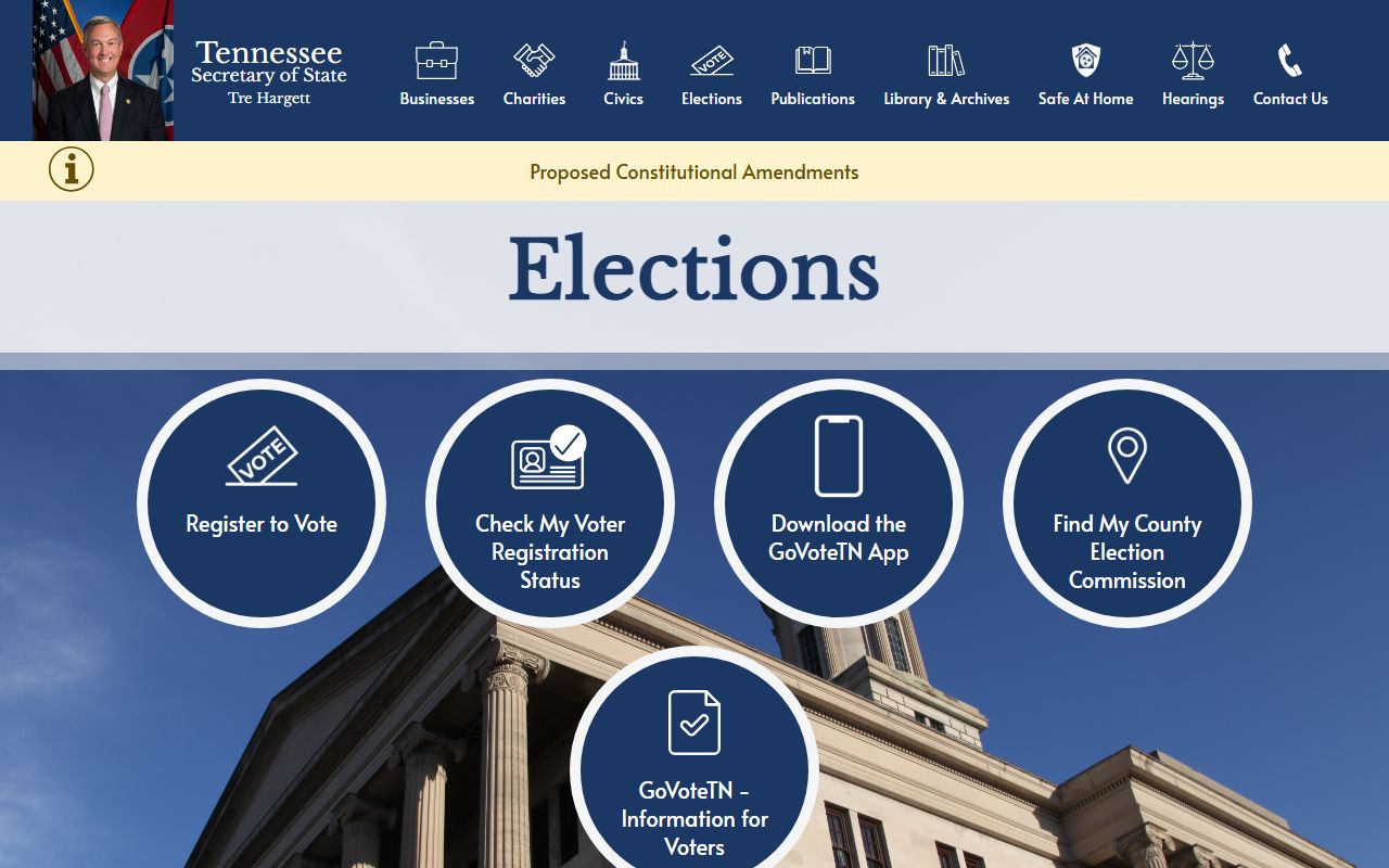Tennessee White Pages statewide public records guidance
